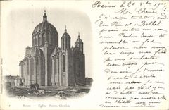 CPA Reims Eglise Sainte Clotillde 