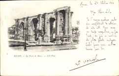 CPA Reims la Porte de Mars 