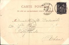 CPA Cathedrale de Reims Portail du Jugement Dernier 