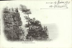 CPA Saint Die Aux Roches d'Annozel 
