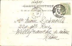 CPA Saint Die roche de la Pierre de Laitre 