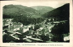 CPA La Bourboule vue generale et Vallee de Vendeix 