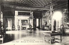 CPA Pau Interieur du Chateau Grand Salon 