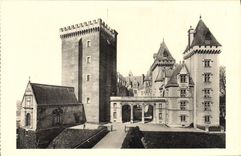 CPA Chateau de Pau le Donjon et l'Entree 