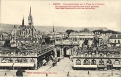 CPA Nancy vue panoramique sur la place de la Carriere 