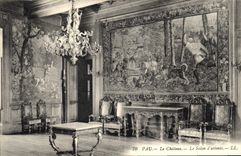 CPA Pau le Chateau le Salon d'attente 