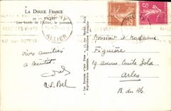 CPA Vichy les Bords de l'Allier le Passeur 