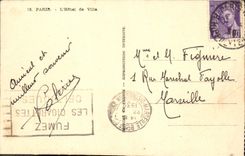 CPA Paris l'hotel de Ville 