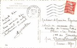 CPA En Beauce Chartres Eure et Loir Bords de l'Eure et la Cathedrale 