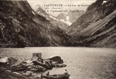 CPA Cauterets Le Lac de gaube et le Vignemale 