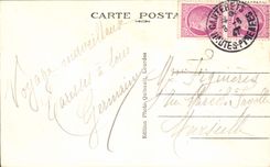 CPA Cauterets Le Lac de gaube et le Vignemale 