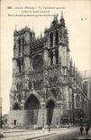 CPA Amiens Somme La Cathedrale garantie contre le bombardement 