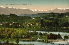 CPA Pau La Chaine des Pyrenees 