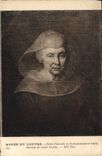 CPA Musee du Louvre Ecole Flamande ou Hollandaise XVII siecle portrait de vieille Femme 