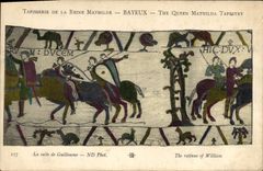 CPA Tapisserie de la reine Mathilde Bayeux La suite de Guillaume 