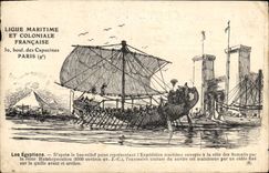 CPA Ligue Maritime et Coloniale Francaise Paris 9 a Les Egyptiens 