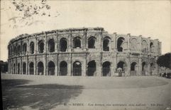 CPA Nimes Les Arenes vue exterieure cote sud est 