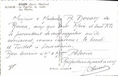 CPA Rouen Seine Maritime Le Papillon du Jardin des Plantes 