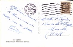 CPA Lourdes La Basilique et le Monument interallie 