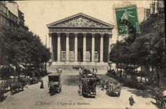 CPA Paris L'Eglise de la Madeleine 