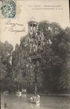 CPA Paris Buttes Chaumont Le Lac et le Belvedere 
