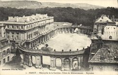 CPA Nancy Hemicycle de la Carriere Palais du Gouvernement Pepiniere 