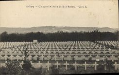 CPA Amblecy cimetiere Militaire du Bois Robert 