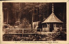 CPA Environs de Saint Die Vosges Cascade des Molieres 