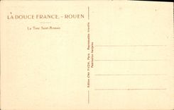 CPA La Douce France Rouen La Tour Saint Romain