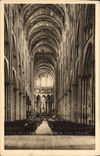 CPA La Douce France Rouen Interieur de la Cathedrale 