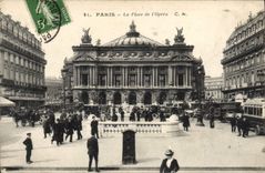 CPA Paris La Place de l'Opera 