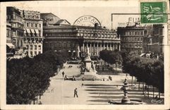 CPA Bordeaux Allees de Tourny et Grand Theatre 