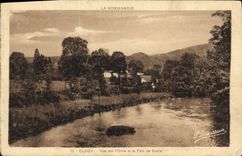 CPA Clecy Vue sur l'Orne et la Pain de Sucre 