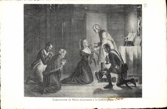 CPA Communion de Marie Antoinette a la Conciergerie 