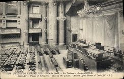 CPA Palais de Versaille Salle du Senal La Tribune Ancien Opera de Louis XV 