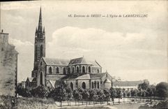 CPA Environs de Brest l'Eglise de Lambezellec 