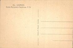 CPA Lourdes Sainte Bernadette Saubirous 