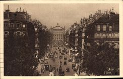 CPA Les Petits Tableaux de Paris l'Avenue de l'Opera au fond 