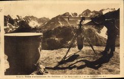 CPA Table d'orientation du Gallbier La Meije et les Ecrins 