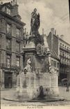 CPA Rouen Fontaine et Statue commemorative de Jeanne d'Arc Place de la Pucelle 