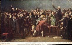 CPA Musee de Versailles Serment du jeu de paume 