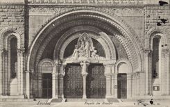 CPA Lourdes Facade du Rosaire 