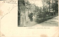 CPA Bordeaux Jardin Public Pont vustigne 