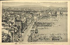 CPA Marseille Vue generale prise du Pont Transbordeur
