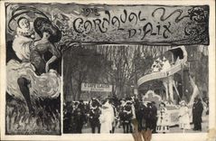 CPA Carnaval d'Aix 1912