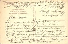 CPA Paris en Flanant Montmartre La Basilique du Sacre Coeur 