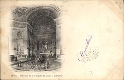 CPA Dreux Interieur de la Chapelle St Louis 