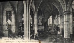 CPA Dreux E et L Eglise St Pierre Pourtour du Choeu 