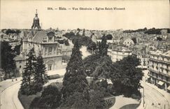 CPA Blois Vue Generale Eglise Saint Vincent 