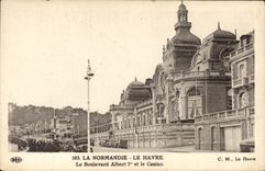 CPA La Normandie Le Havre Le Bouolevard Albert I et le Casino 